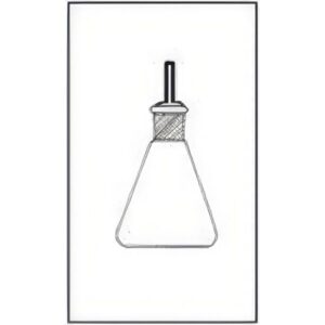 Picnometri analisi terreni, ml 250, completi di tappo capillare cono NS 34/35