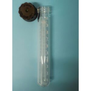 Provette Pyrex, diam. 16x100, con tappo SVL, graduate ml 10:1/10