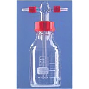 Bottiglia Drechsel ml 1000 pescante semplice regolabile in altezza